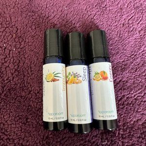 3 Synergy Topical Roll-on Essential Oils - Sparoom - Energy, Immunity, & Sleep